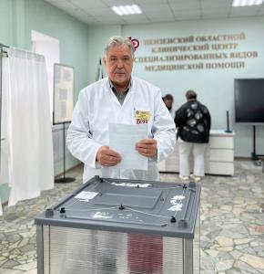 Выборы депутатов Законодательного Собрания Пензенской области седьмого созыва, избирательный участок 220 на базе нашего учреждения